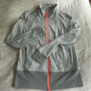 Lululemon grey full zip jacket, size 12. Lightweight